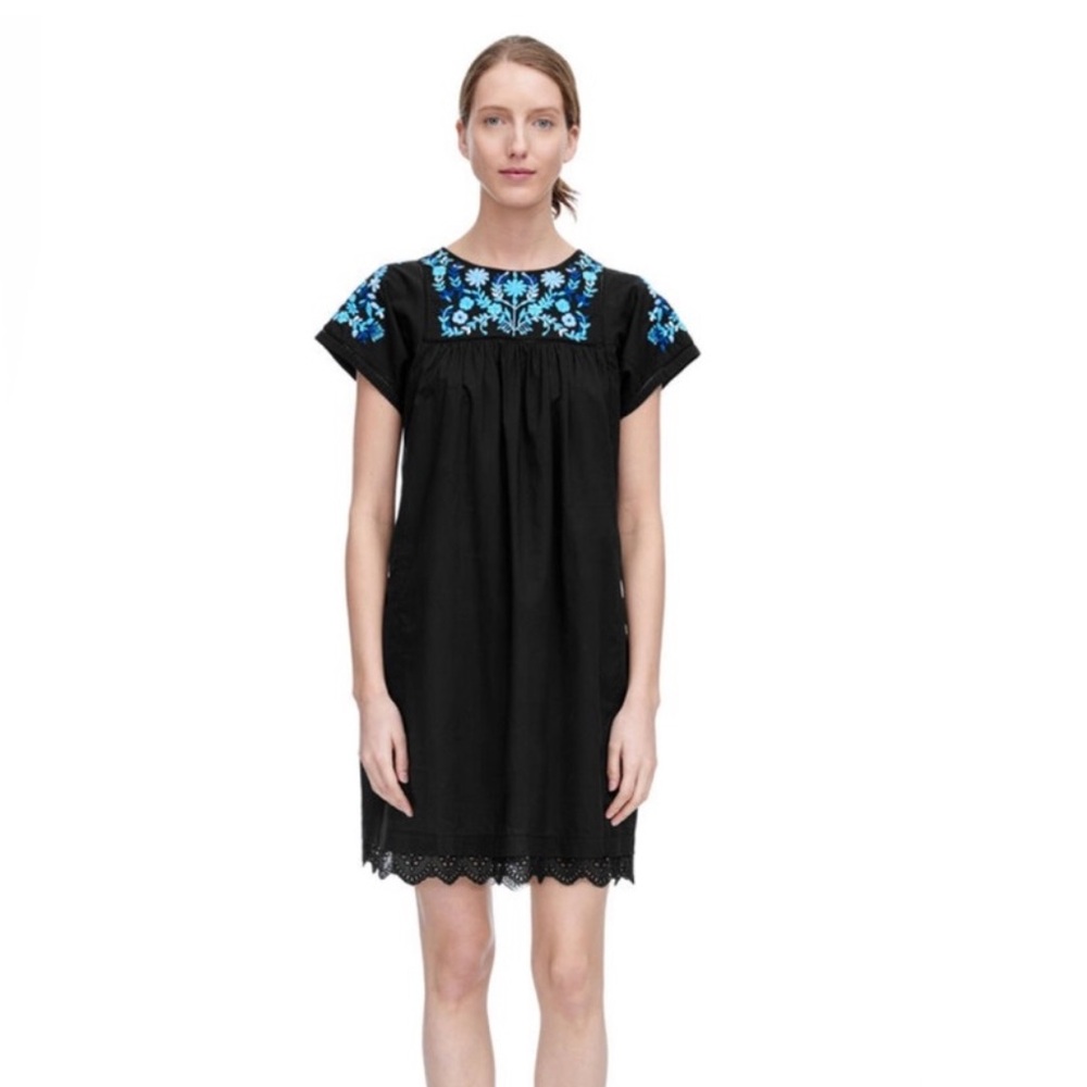 Rebecca Taylor Folk Garden Embroidered Dress